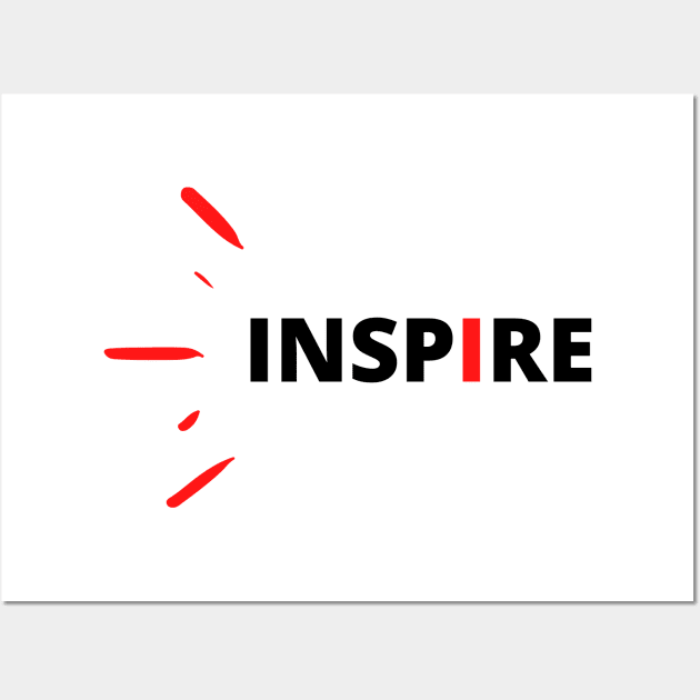 I Inspire Wall Art by InspiredByLife